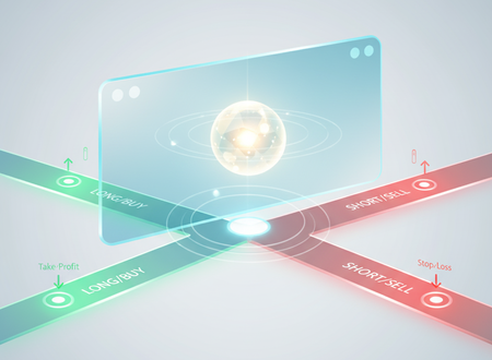 Go long (buy) or short (sell)